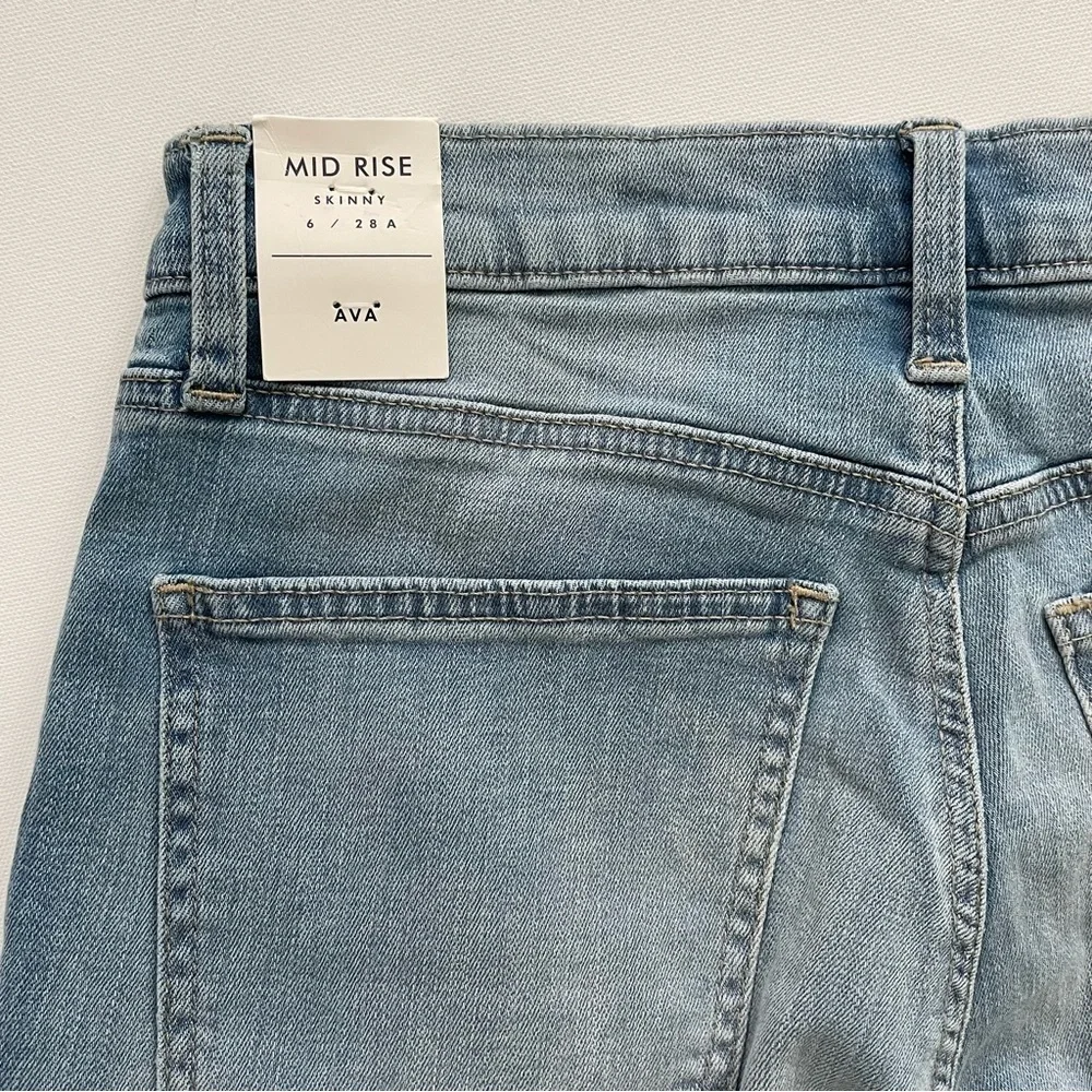 Lucky Brand Women’s AVA Mid Rise Skinny Jeans Size 6 / 28 Ankle